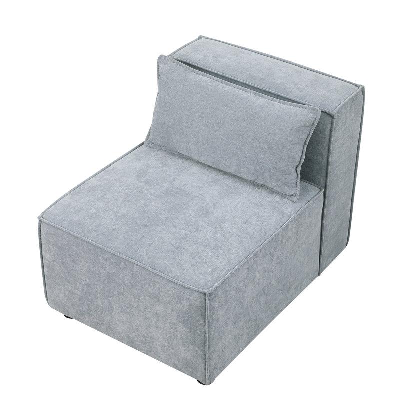 Modular Sofa Chenille Fabric, Simple And Grand
