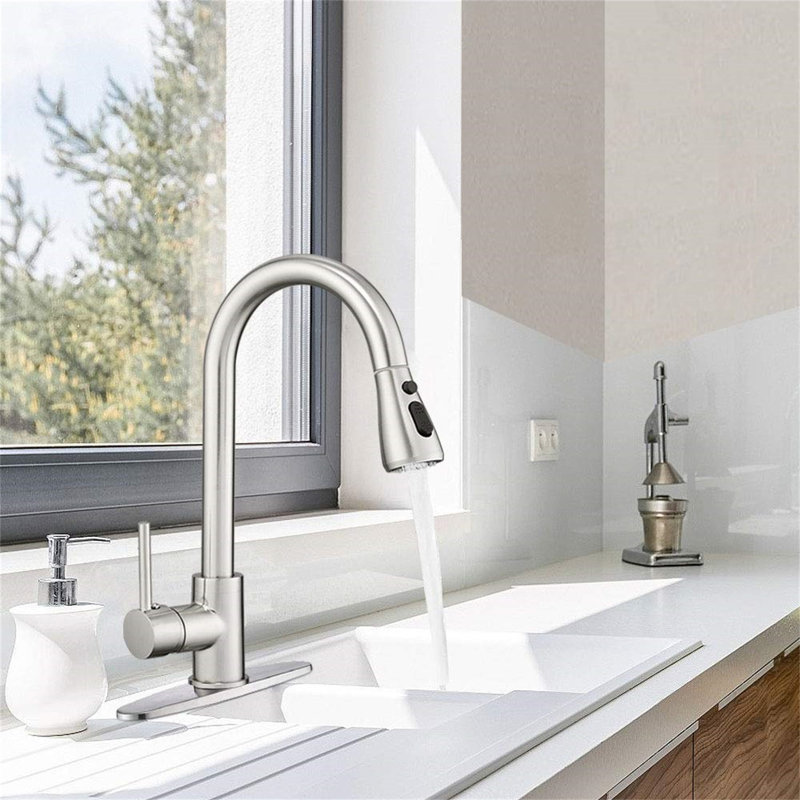 Nbarthome Pull Out Kitchen Faucet