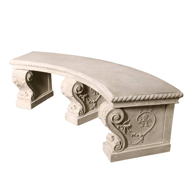 Banc de jardin en résine Salentino