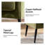 Fauteuil à oreilles transitionnel en chenille l 29,25 po Desilva-131101676