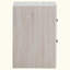 Table de chevet 2 tiroirs Coastal White