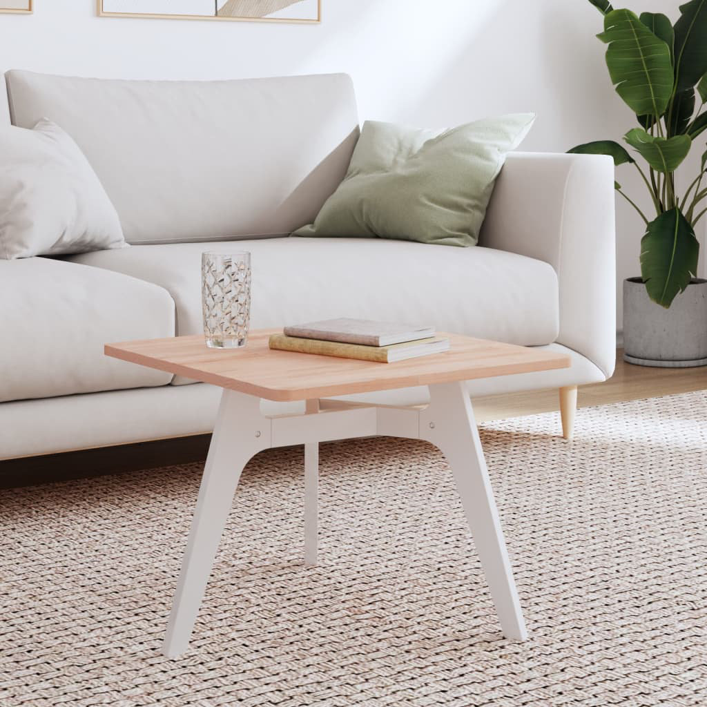 Vidaxl Table Top Square Solid Wood Beech