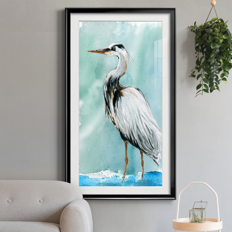Delray Crane II - impression, Noir, H 14,5 po x l 26,5 po x P 1,5 po