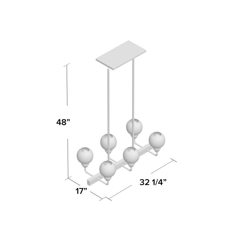 Niles 6 - Light Kitchen Island Pendant