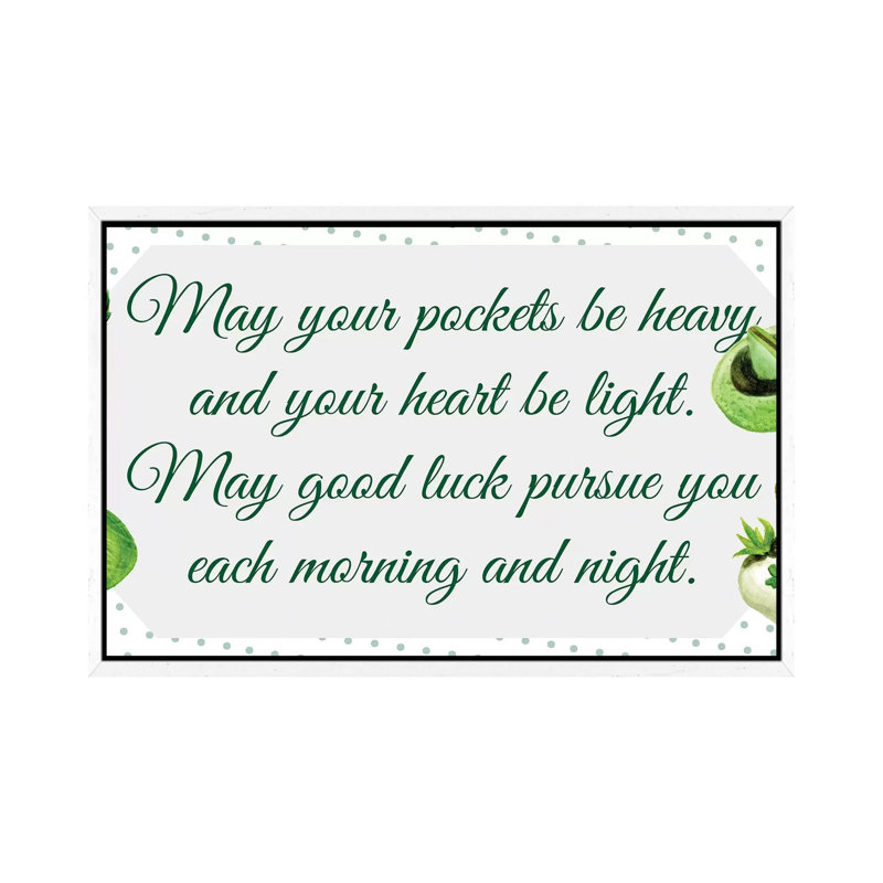 St. Patrick's Day Collection C by Melissa Wang - Gallery-Wrapped Canvas Giclée on Canvas, 66.04 cm H x 45.72 cm W