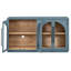 Buffet 60,02 "avec rangement, buffet en bois à 4 portes avec tablettes réglables pour la salle à manger et le salon-2123714606