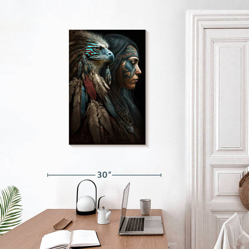 Lelar Eagle Spirit, H 30 po x l 20 po