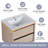 Denel 24" Wall-Mounted Single Bathroom Vanity Set-1502035218