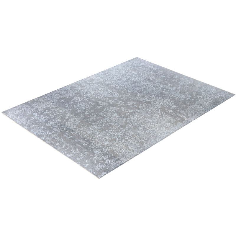 Overdyed One-of-a-Kind 9' 0" X 12' 3" Hand Knotted Area Rug