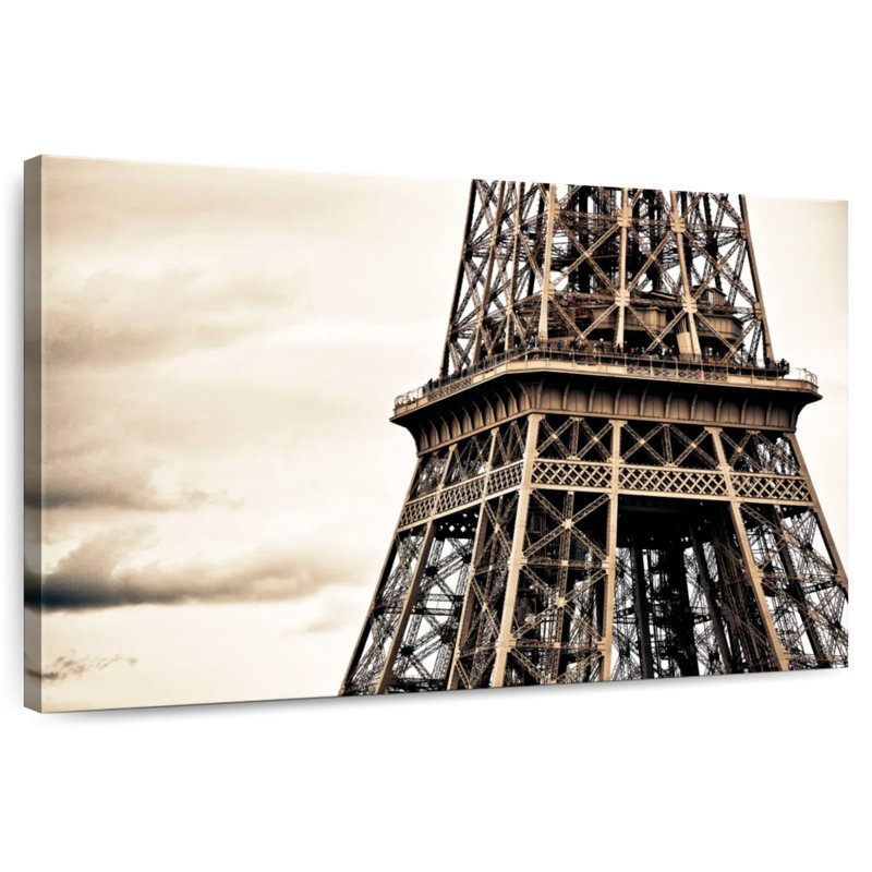 Lilie Eiffel photo rétro, H 16 po x l 24 po