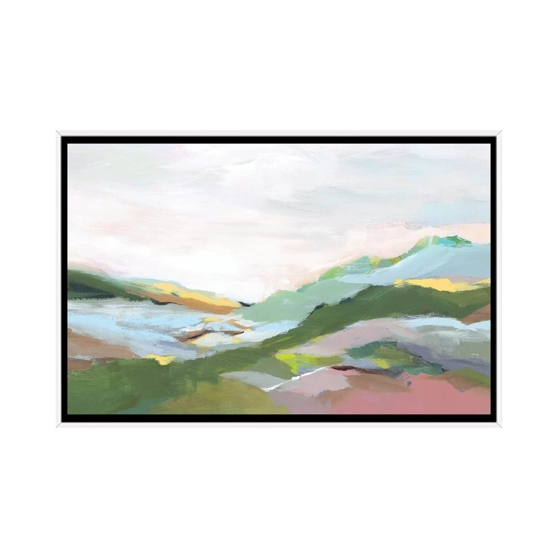 «Highland I» par Isabelle Z - reproduction d'art, H 18 po x l 26 po x P 1,5 po, Toile blanche encadrée, Aucun mat