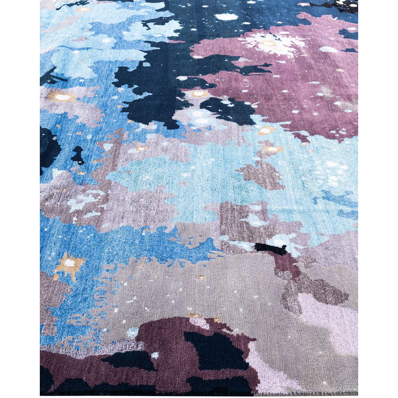 Overdyed One-of-a-Kind 8' 2" x 10' 4" Hand Knotted Area Rug