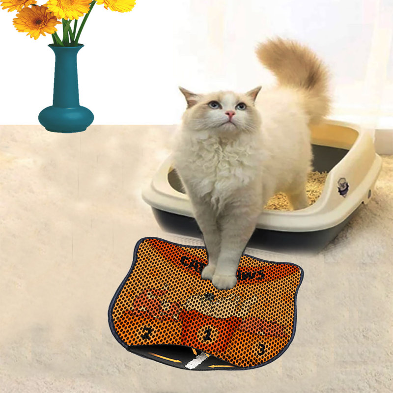 Tapis de litière pour chat