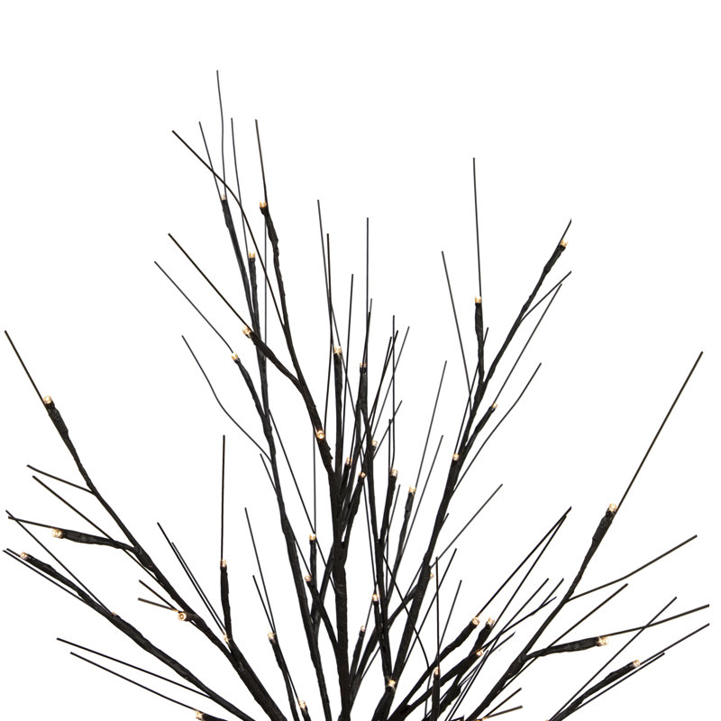 Arbre d'Halloween 39 po avec lumières DEL blanc chaud 39 po