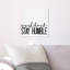 Stay Humble, Humble Hard Work Modern Black - Art textuel sur toile-71089733-71089734