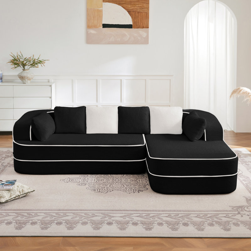 Canapé 106D 106 po, Noir