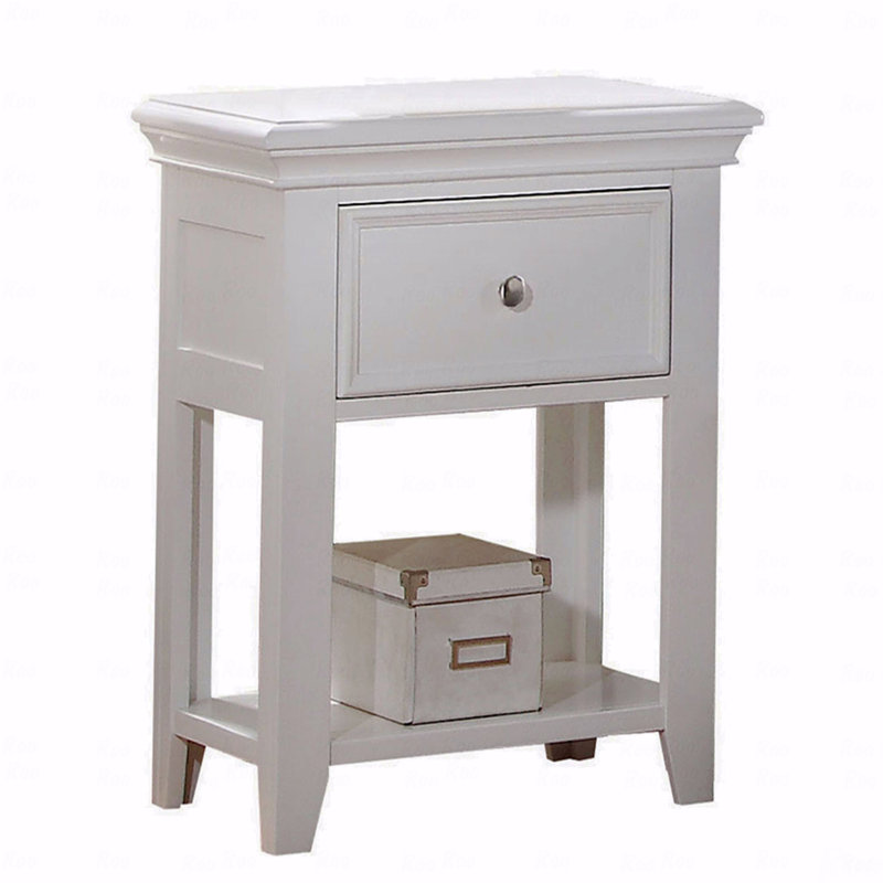 Nightstand With Bottom Shelf