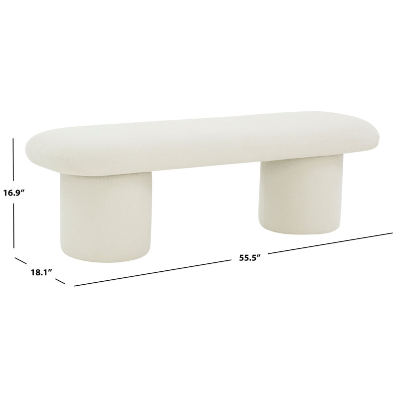 Brolin Boucle Upholstered Bench