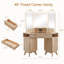 Meuble-lavabo de coin cannelé l 47,3 po-994820699