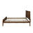Aalycia Solid Wood Panel Bed-1371152892