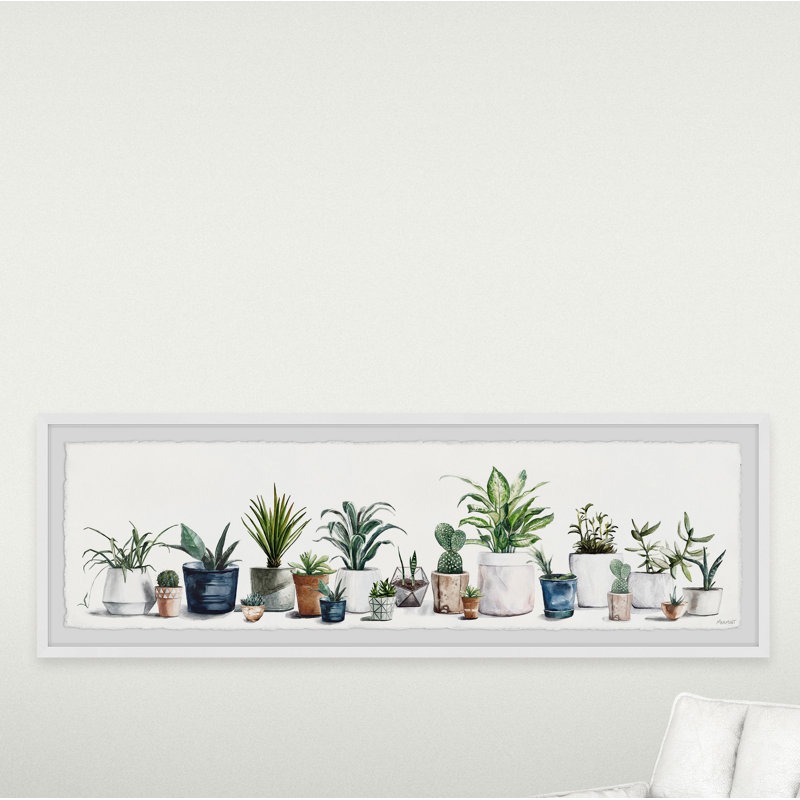 « Mixed containers »-photo panoramique sur papier encadrée, H 10 po x l 30 po x 1,5 po