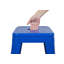 Tabouret de bar 4 pièces de 24 po de hauteur 4 po, tabourets de bar en métal sans dossier, non empilables-131584349-131584350
