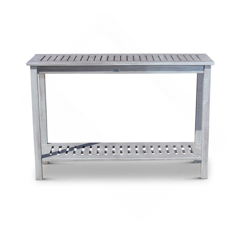Console Table, Silver Gray