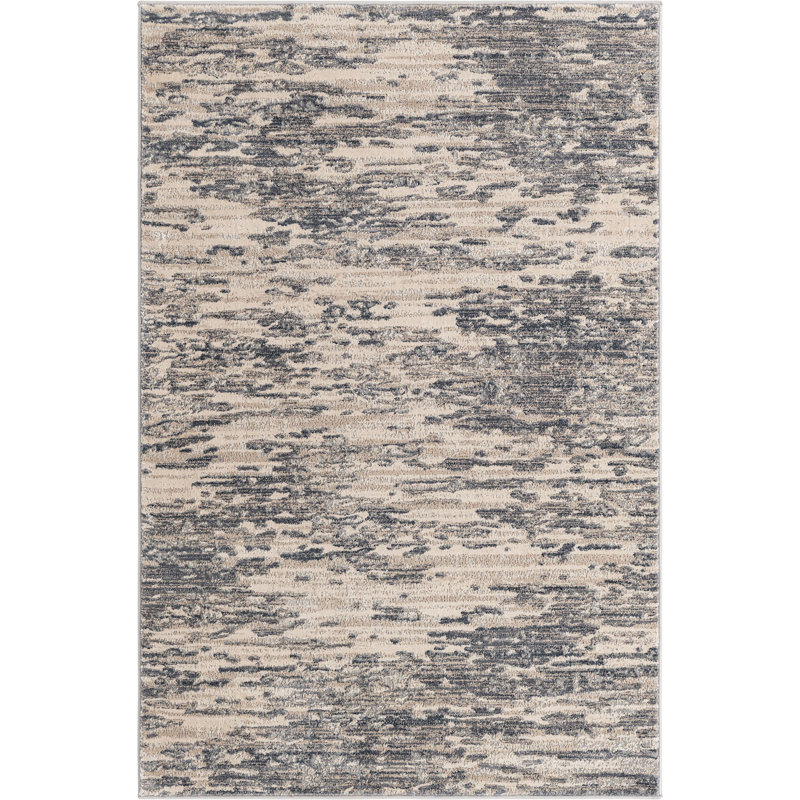 Abstract Indoor Rug, Rectangle 4' x 6'