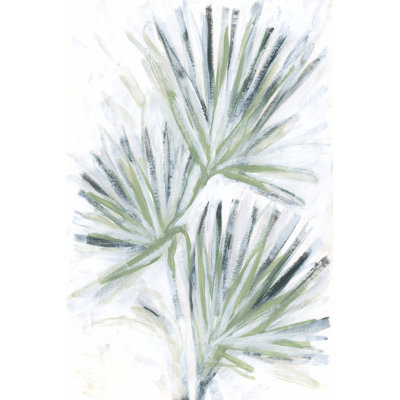 Palm Frond Fresco I by June Erica Vess - Wrapped Canvas Art Prints