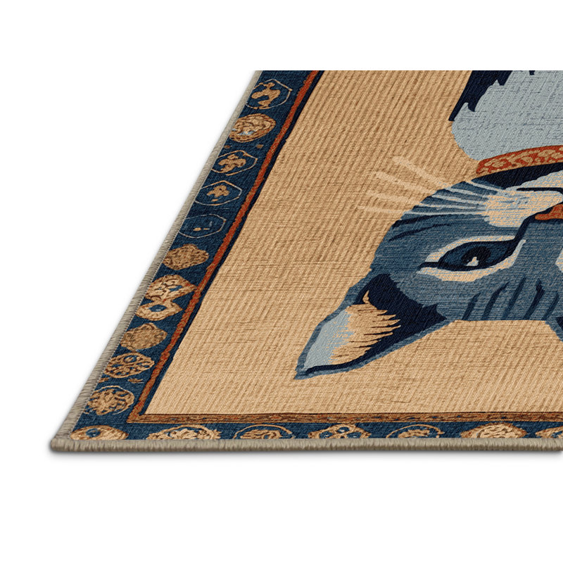  Tapis lavable Korat, Carré 7 pi