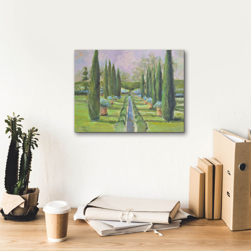  «Garden Path» par Allayn Stevens, art mural sur toile, H 12 po x l 16 po