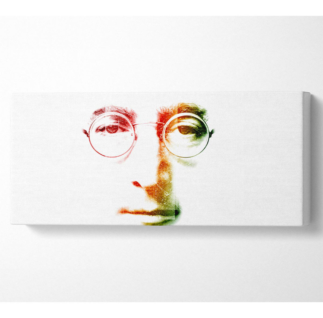 John Lennon Face - Leinwanddrucke auf Leinwand