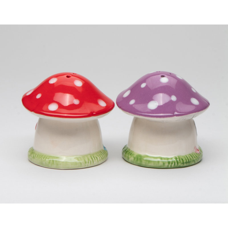 Ensemble salière et poivrière Mushroom House