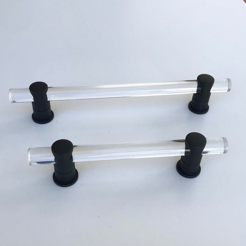 Luz 4" Center to Center Bar/Handle Pull, Matte Black