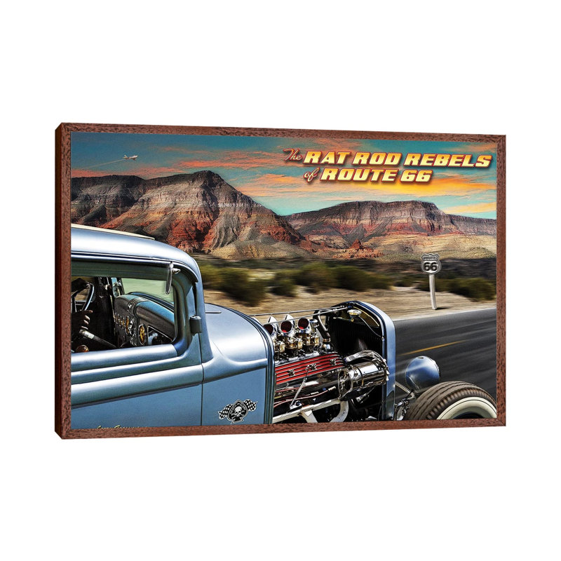 Rat Rod Rebels by Larry Grossman - Gallery-Wrapped Canvas Giclée on Canvas, 66.04 cm H x 45.72 cm W