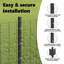 Fence Posts 22 Pcs U-Channel Steel-1308833632-1308833655