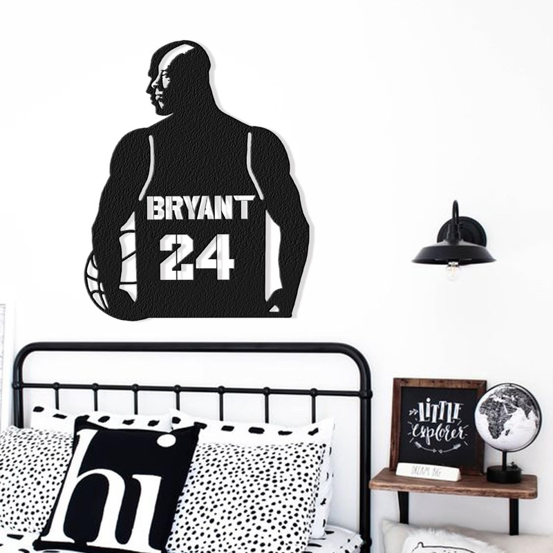 Sports Wall Decor on Metal, Yes, 14" H x 14" W x 0.05" D