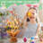 Spring Decorations, 2 Pack Spring Tree With Colourful Eggs, Battery Powered LED Tree Lights, Artificial Tabletop Centerpiece Lighted Tree For Holiday Party Spring Home Decor
