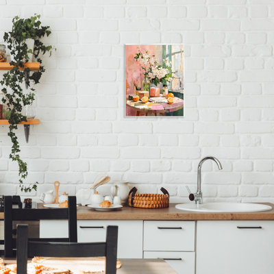 Plaque murale pour table de petit-déjeuner agrumes, design par LSR Creative Studio