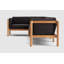Haven 4-Piece Teak Outdoor Sectional With Sunbrella Cushions-1978847867-1902156724