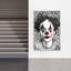 «Eerie Clown Gaze», art contemporain abstrait dramatique-129144447