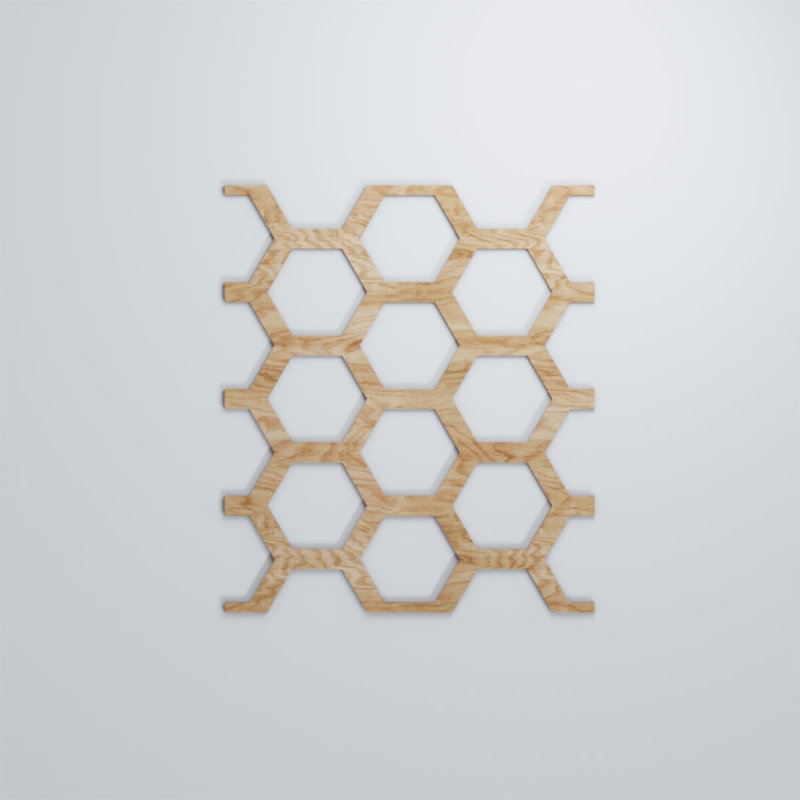 Panneaux muraux Westmore, Chêne rouge, H 11 3/8 po x l 7 1/2 po x P 1/4 po