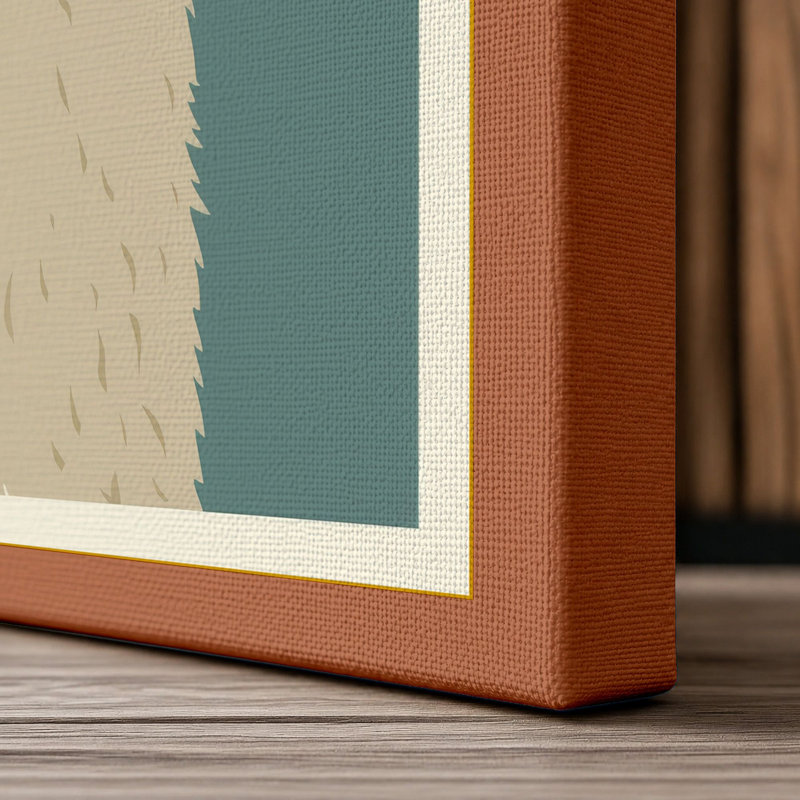 Print, 18x12 - 45.7 x 30.5 cm, Terracotta Border