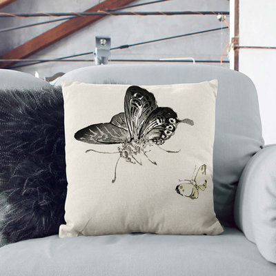 Butterflies Square Throw Cushion