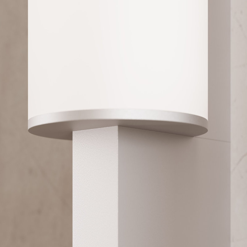 Keel™ 1 - Light LED Bath Bar, Bright Satin Aluminum