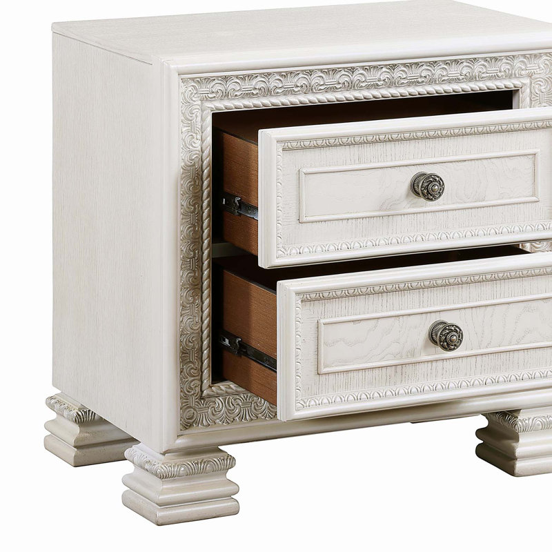Lucea 28"W 2-Drawer Nightstand