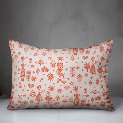 Whimsical Women Lumbar Pillow
