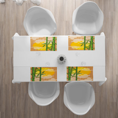 Polyester Abstract Rectangle Placemat