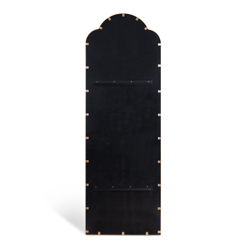Island Manor Floor Mirror, Silver