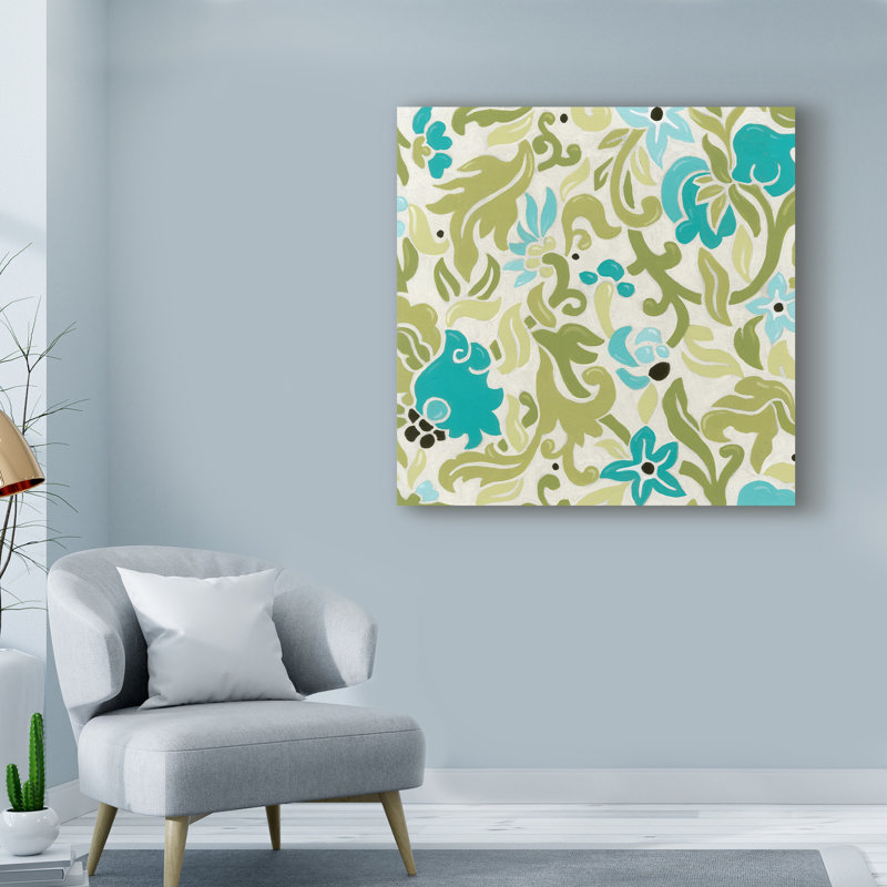 « artisanat patterns ix », reproduction d’impression sur toile tendue, H 14 po x l 14 po x P 2 po